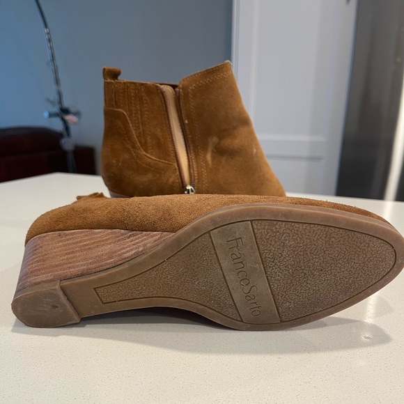 Franco Sarto Suede Ankle Booties - Picture 2 of 6